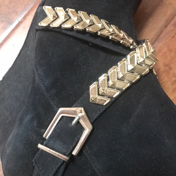 Schutz black leather booties EUC 6.5B - Picture 8 of 15